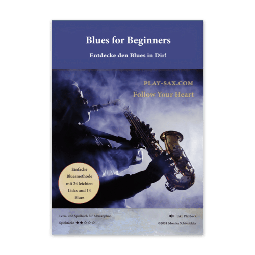 PLAY-SAX.COM 2 Saxophonbuch Blues for Beginners