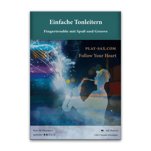 PLAY-SAX.COM 5 Saxophonbuch Einfache Tonleitern